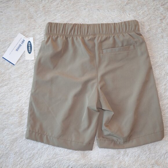 Boys Size Small 6-7 Old Navy Dry-Quick Built-In Flex Jogger Shorts, Khaki, NWT - Picture 2 of 5
